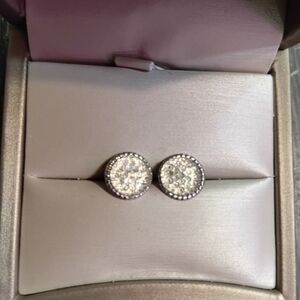 Elegant Silver Stud Earrings